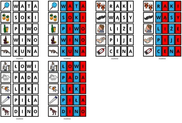 wyrazy dwusylabowe - litery (30 stron) pdf - obrazek 5