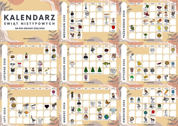 Kalendarz Świąt Nietypowych 2025/26 (13 stron) pdf - obrazek 3